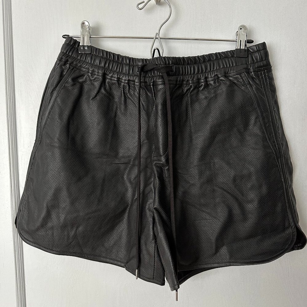 Faux Leather Shorts
